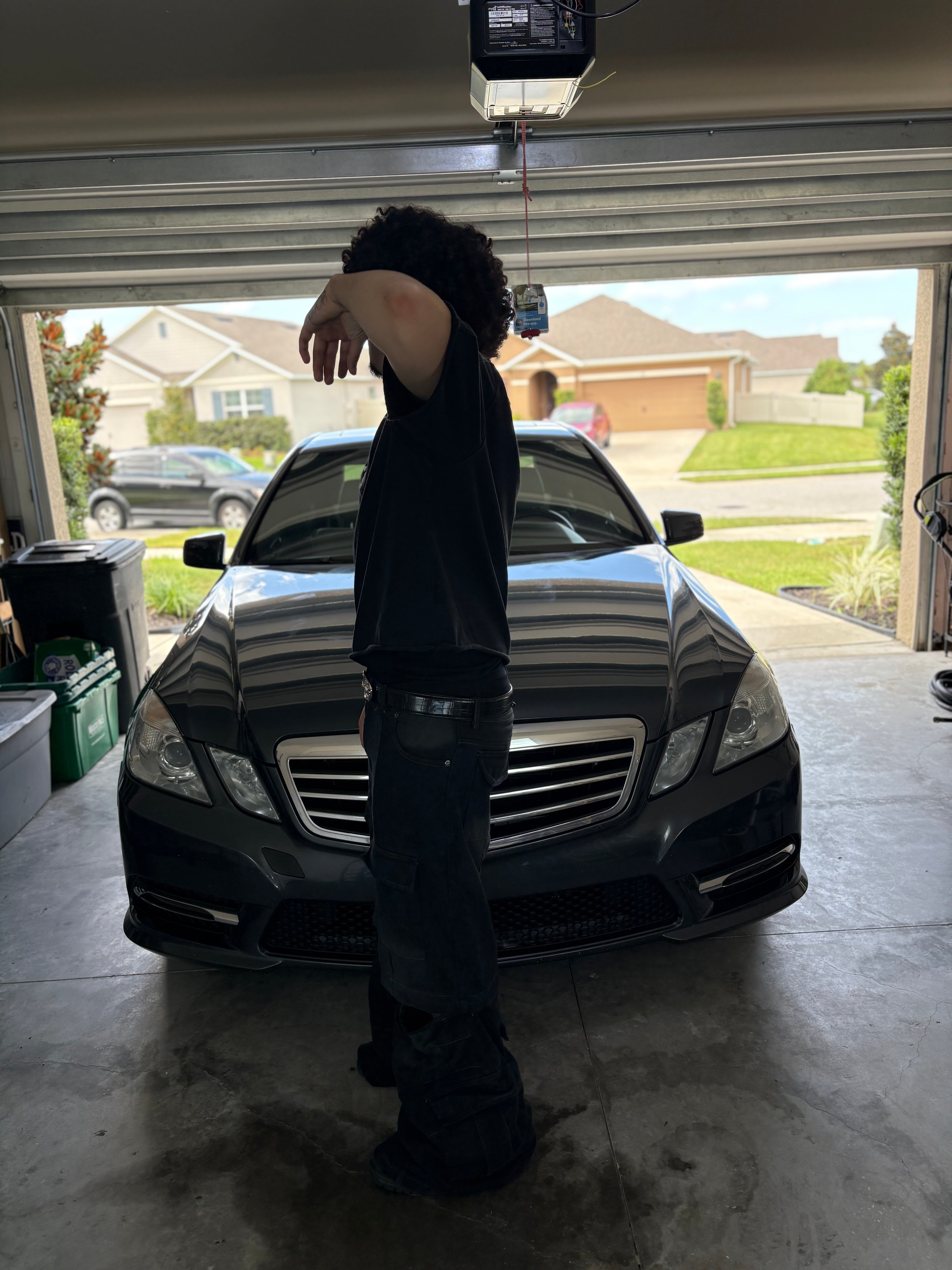 Black Convertible Cargos