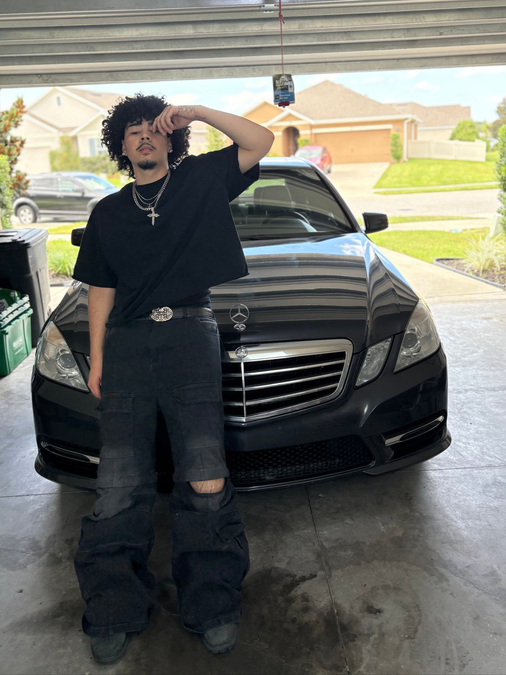 Black Convertible Cargos