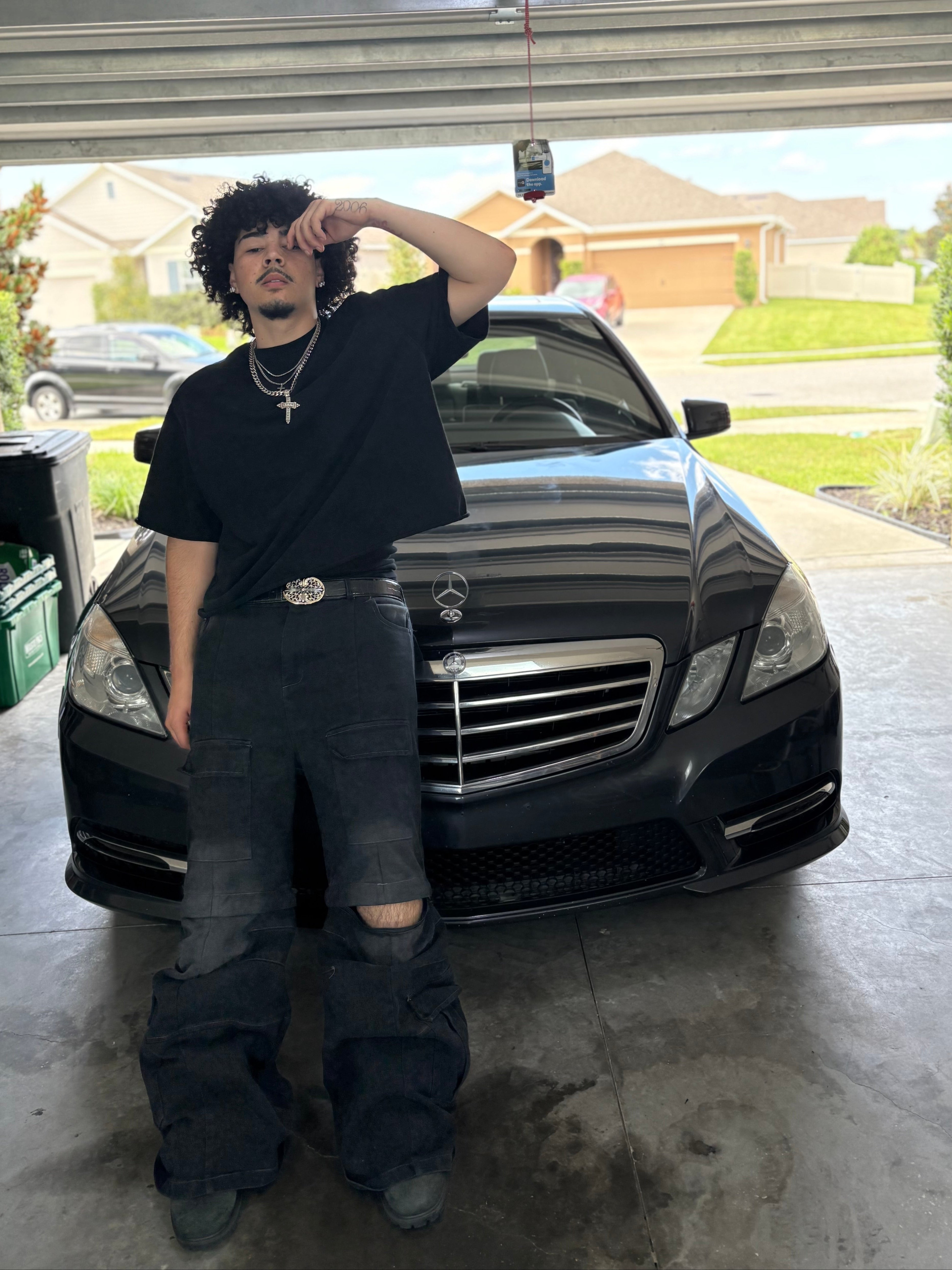 Black Convertible Cargos