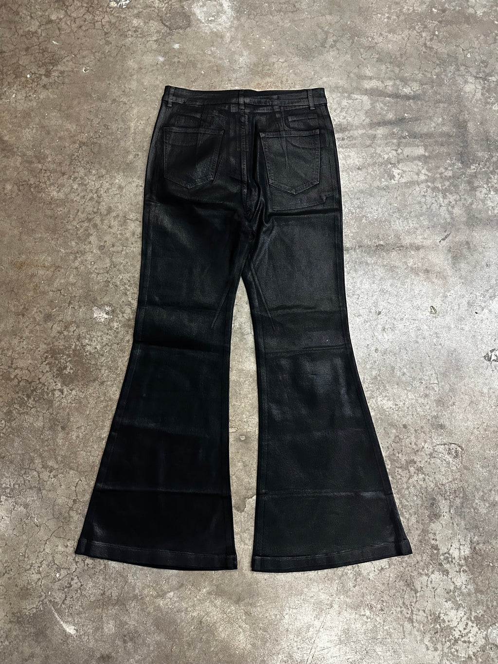 Black Waxed Flares