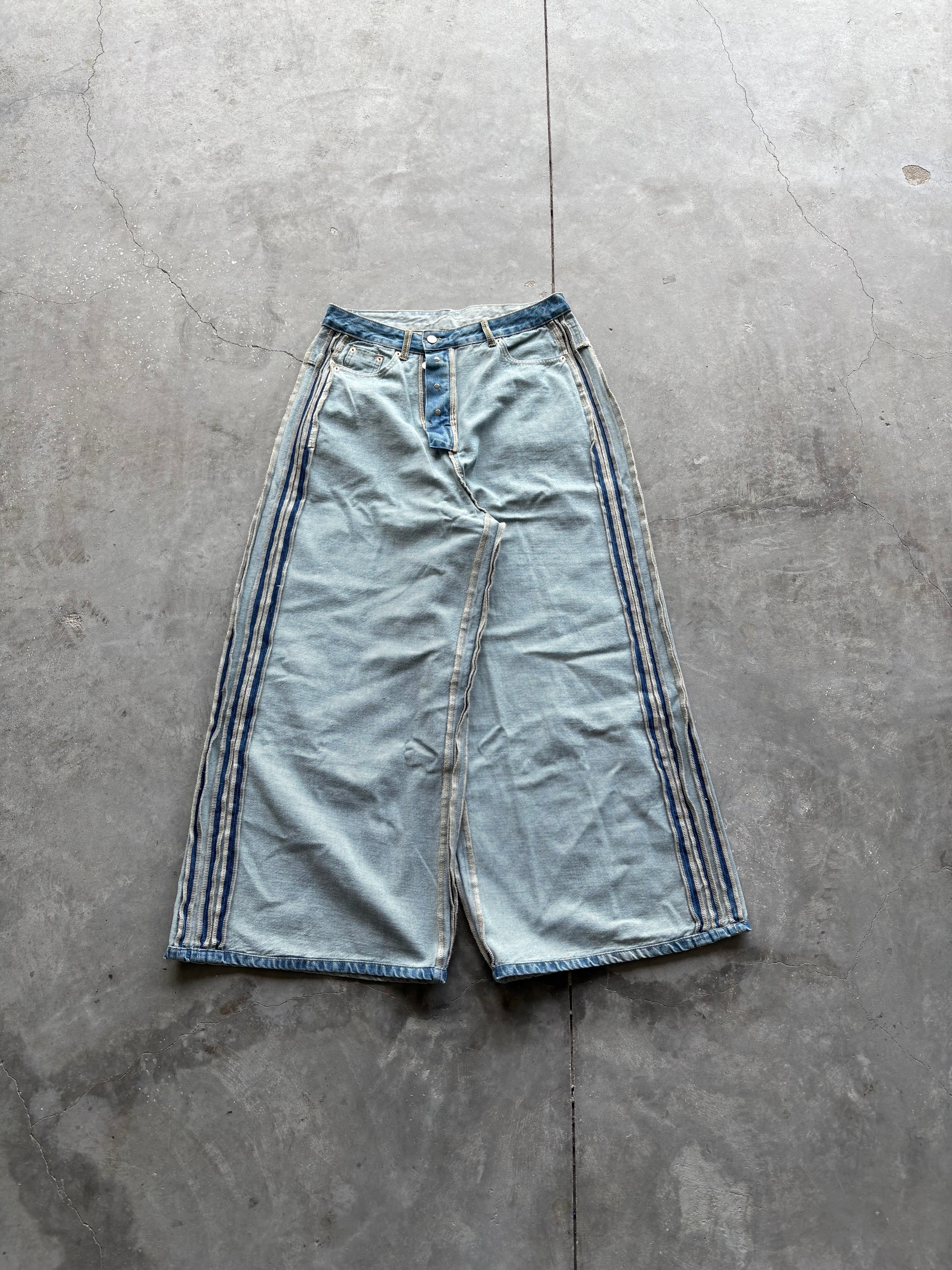 Reversible Wide-Leg Denim