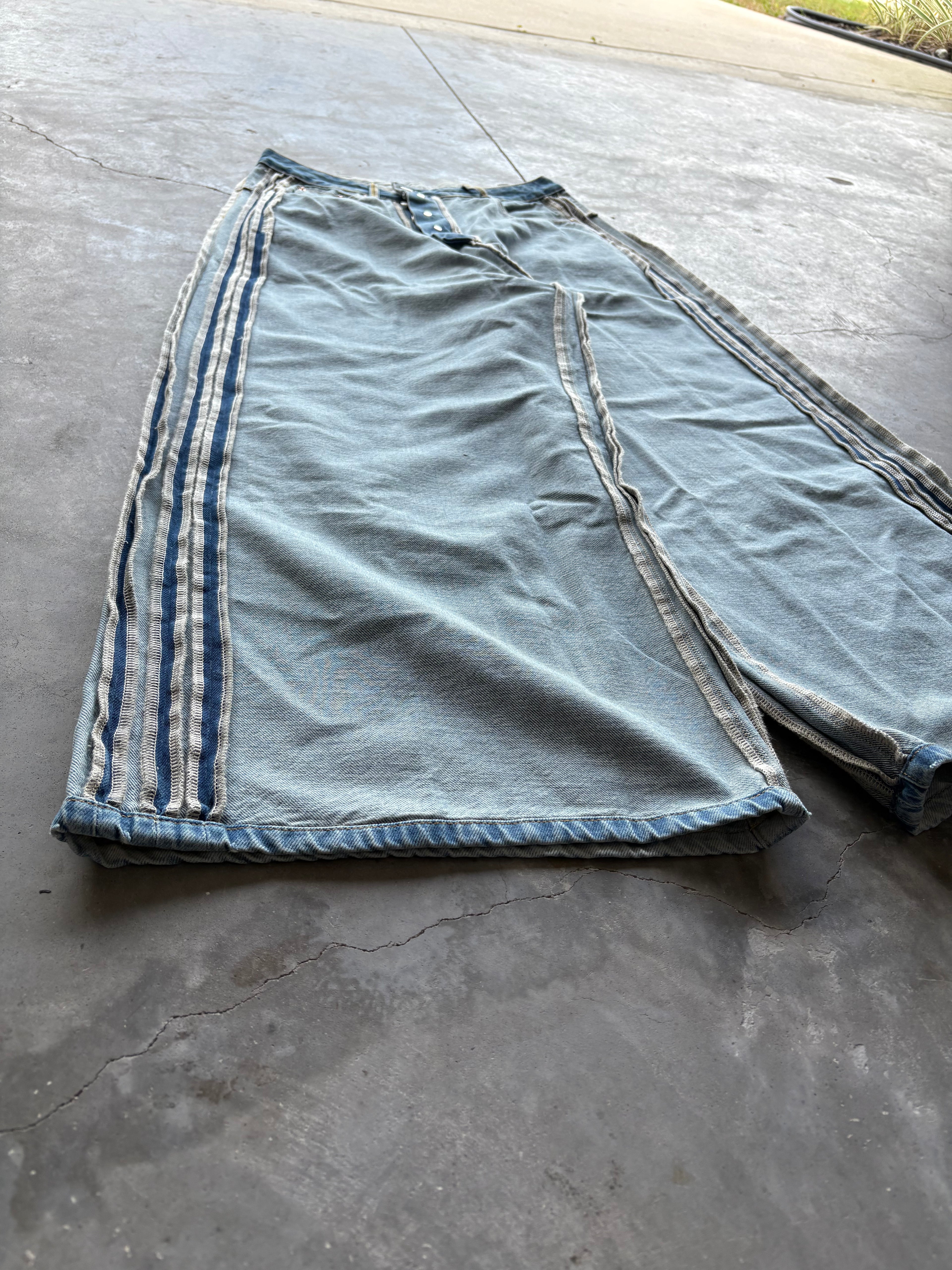 Reversible Wide-Leg Denim