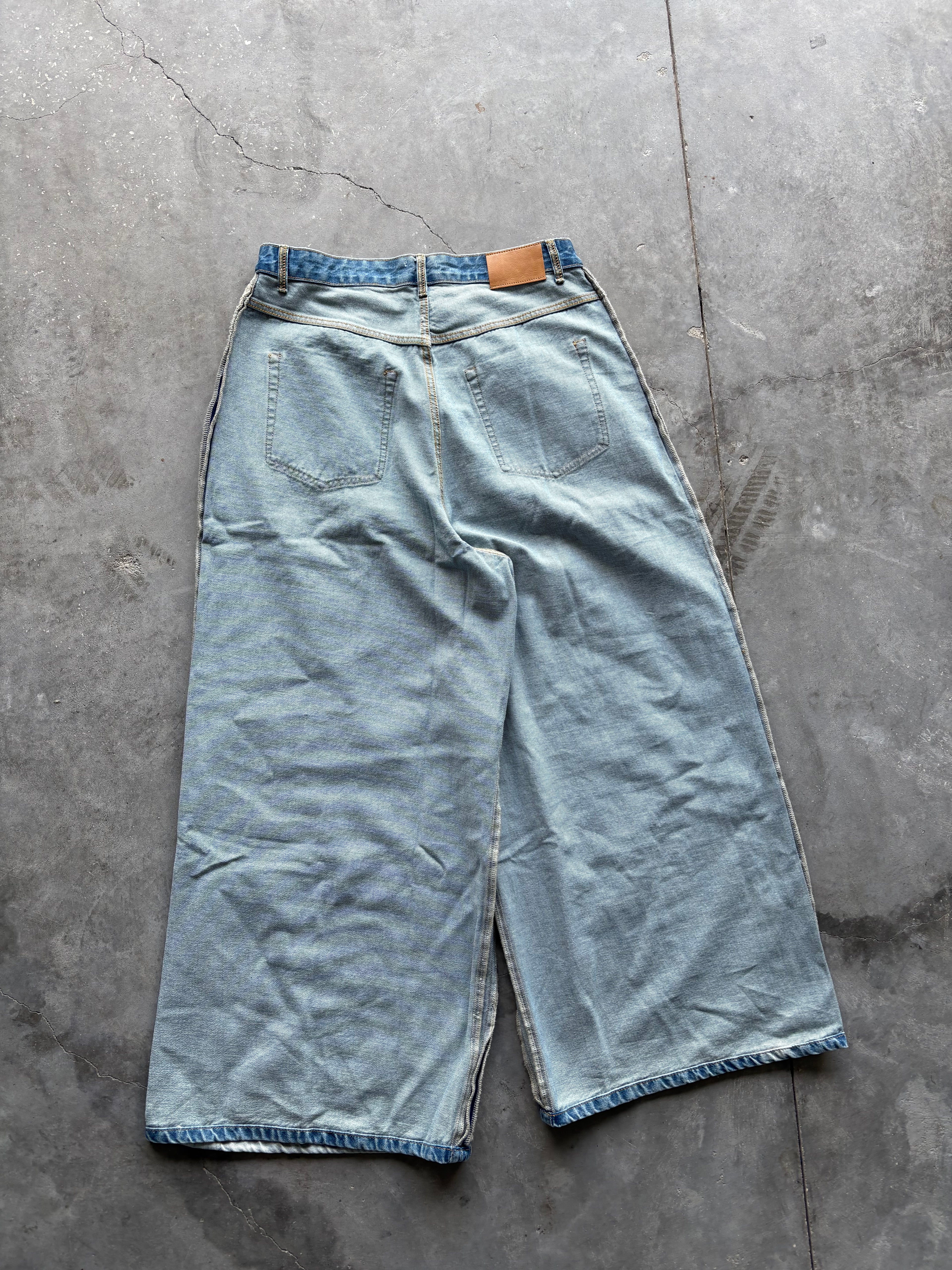 Reversible Wide-Leg Denim