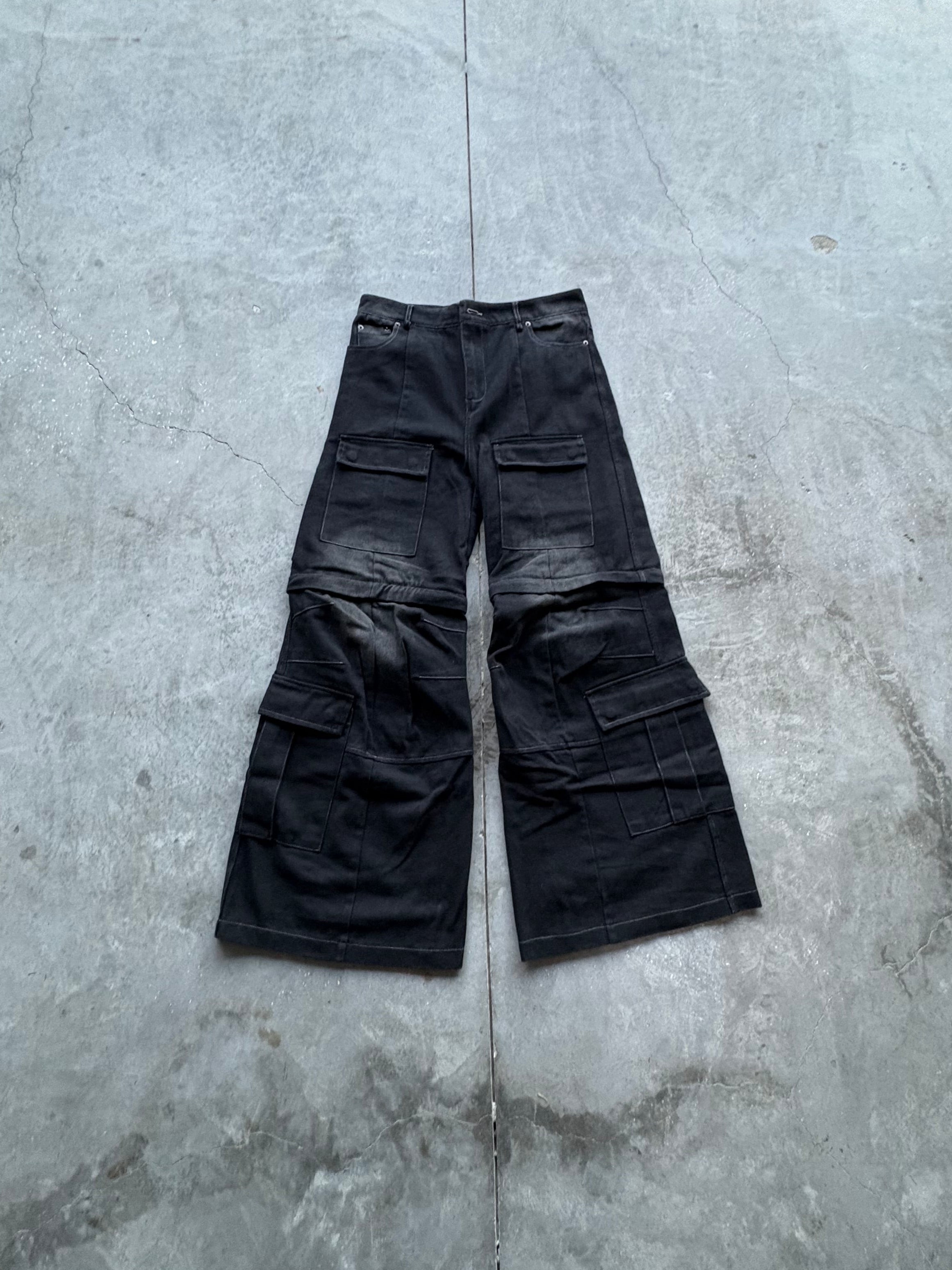 Black Convertible Cargos