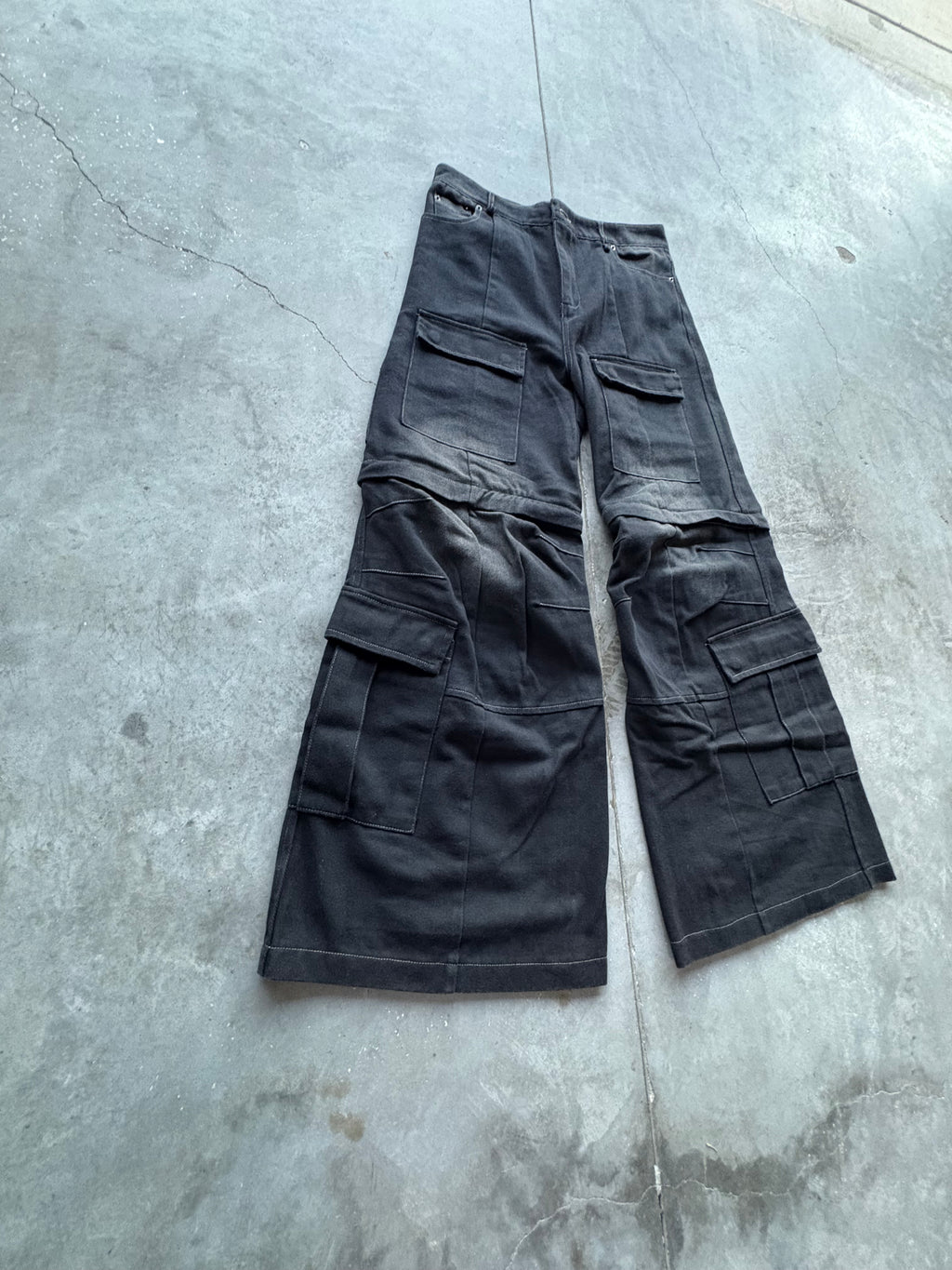 Black Convertible Cargos