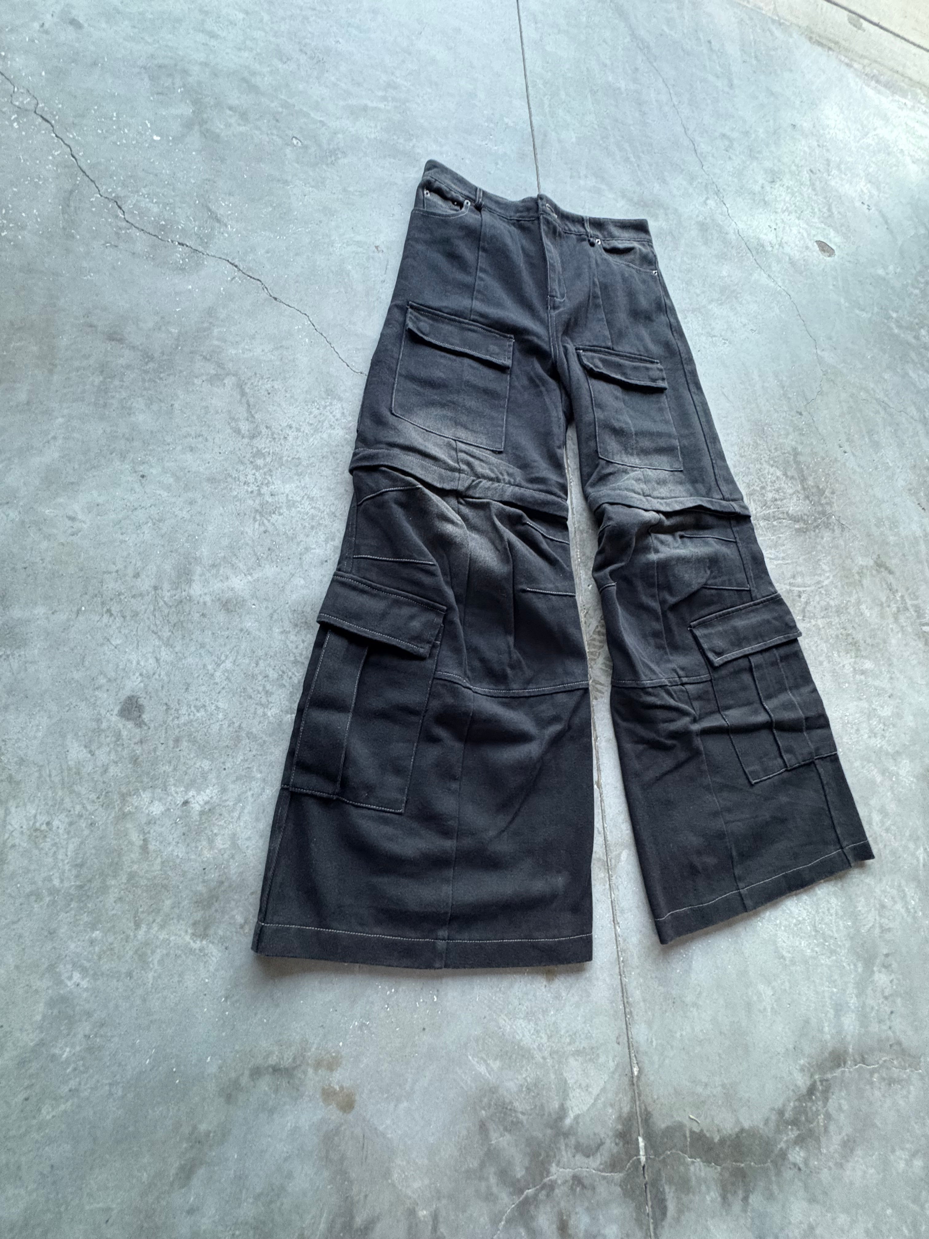 Black Convertible Cargos