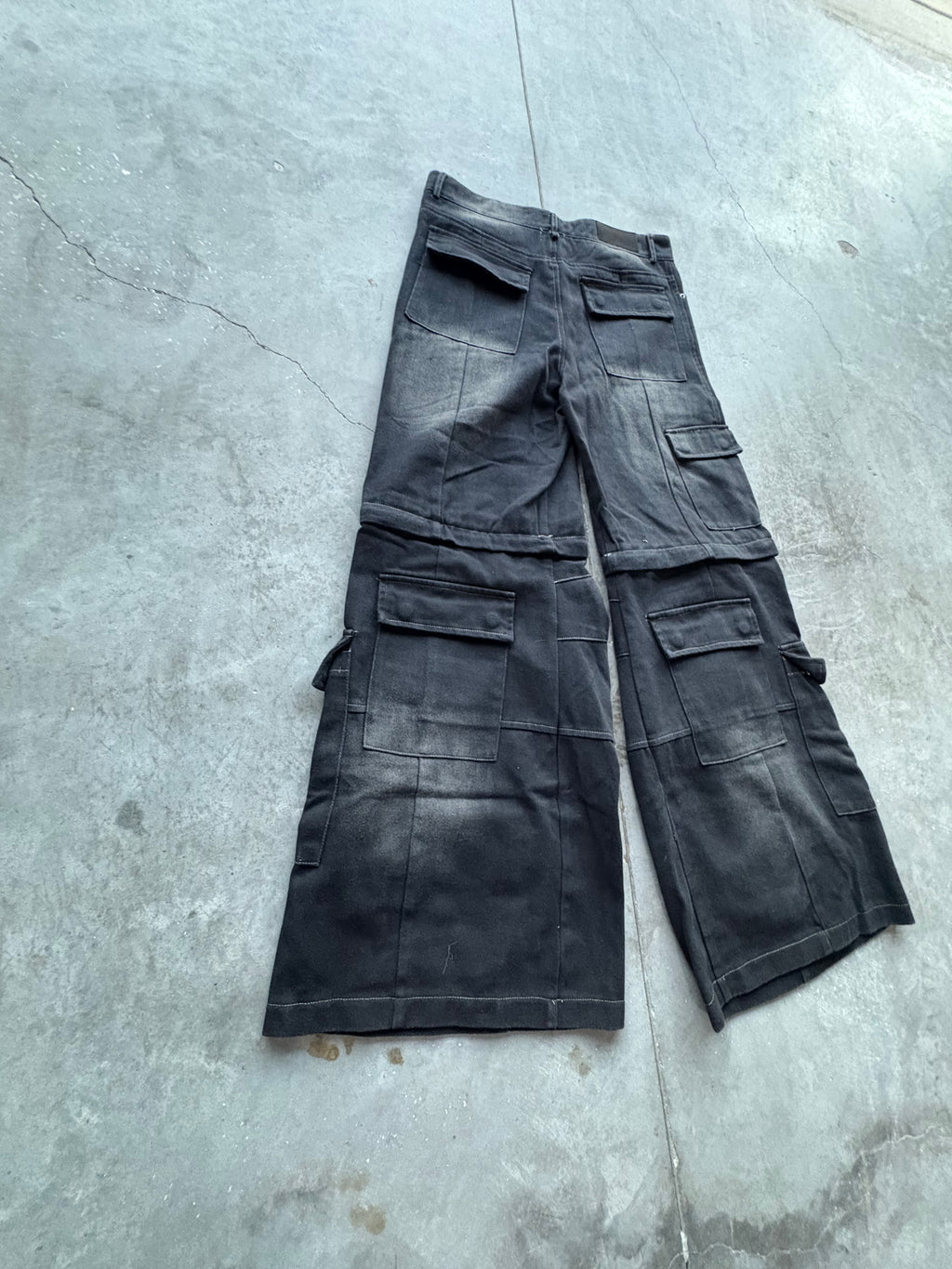 Black Convertible Cargos